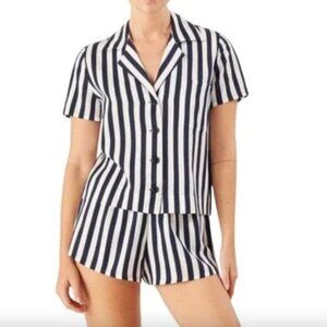 Reformation Striped Pajamas Set (Top & Bottom) Size M